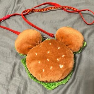 Tokyo Disney Burger pass holder crossbody bag